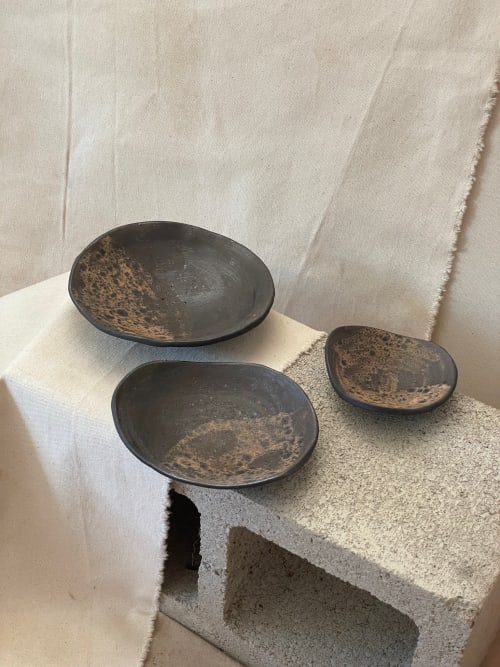 Big Dippers | Ceramic Plates by by Danielle Hutchens