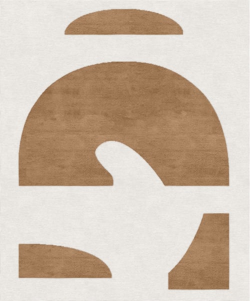 Rug Seychelles Morning handmade coastal natural | Area Rug in Rugs by Atelier Tapis Rouge