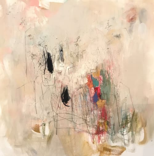 Motherhood | Oil And Acrylic Painting in Paintings by Amy Stone