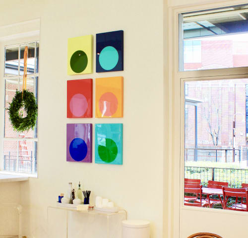 Ultra Glossy Dots @ Mashburn | Paintings by Stephanie Henderson Paintings | Westside Provisions District in Atlanta