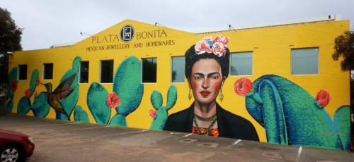 Frida Kahlo | Murals by Susan Respinger | Plata Bonita Mexican Jewellery and Homewares in North Fremantle