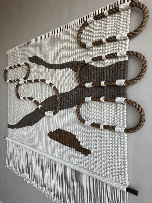 Modules Series #3 | Macrame Wall Hanging in Wall Hangings by Yerbamala Designs | 1000 Museum Sales Office in Miami