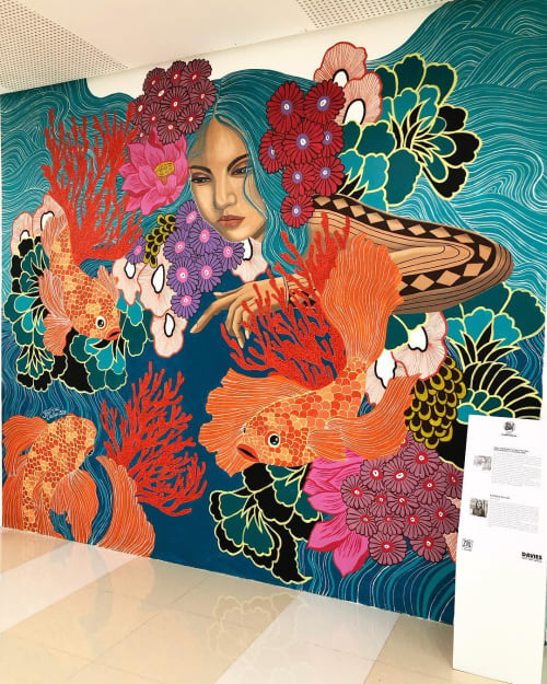 Ang Hinirang ni Magwayen | Murals by Katrina Pallon | SM North Towers in Quezon City
