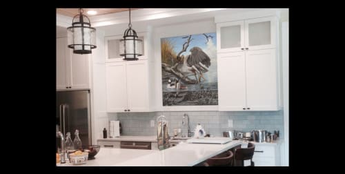 Heron | Murals by Michael Rosato