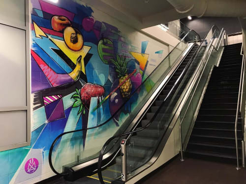 Interior Mural | Murals by Michael McPheeters | Tom Thumb in Dallas