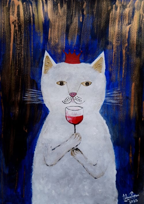 Self-love | Oil And Acrylic Painting in Paintings by Elena Parau