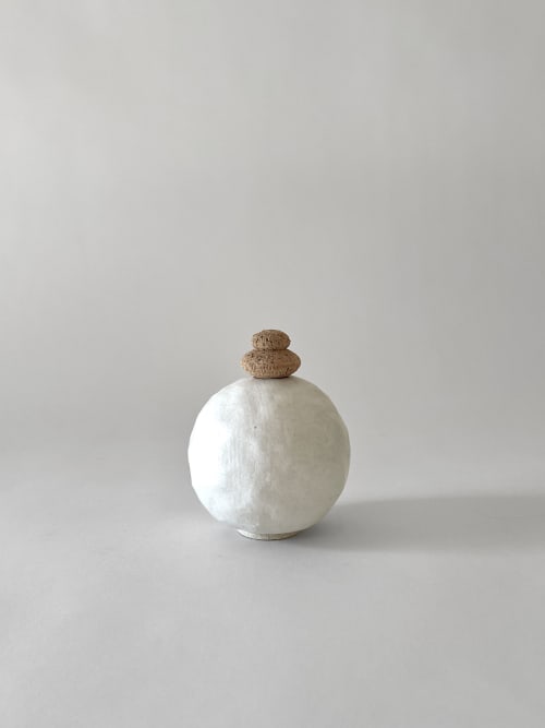 Edwina Vase in White | Vases & Vessels by Meg Morrison