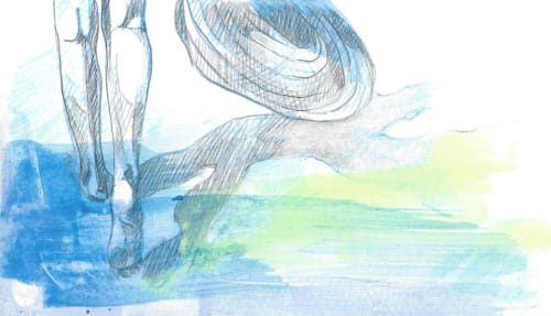 Lazy Days | Oil And Acrylic Painting in Paintings by Hannah Chloe