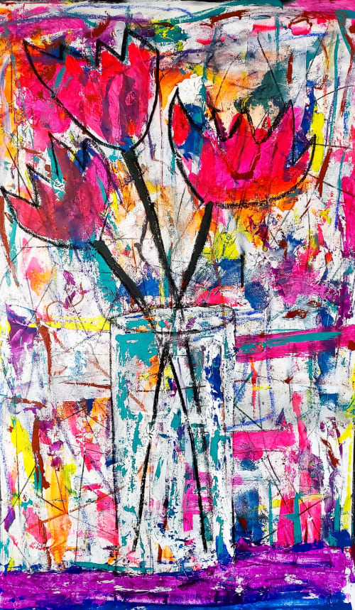 Tulips for You | Paintings by Sona Fine Art & Design  - SFAD