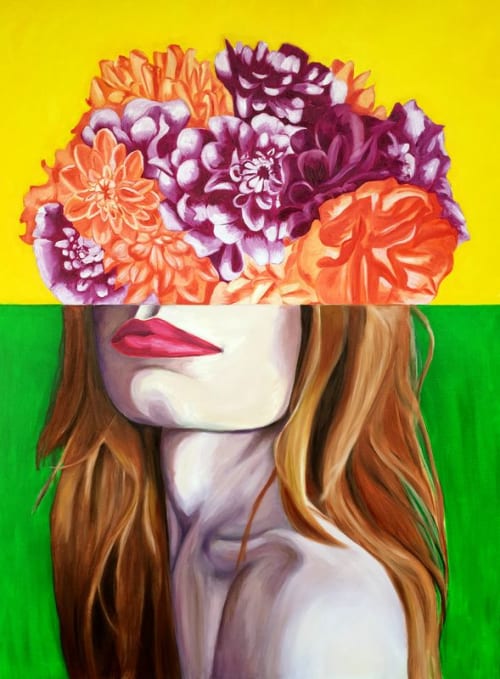 Part Of That Whole #3 | Paintings by Sofia del Rivero