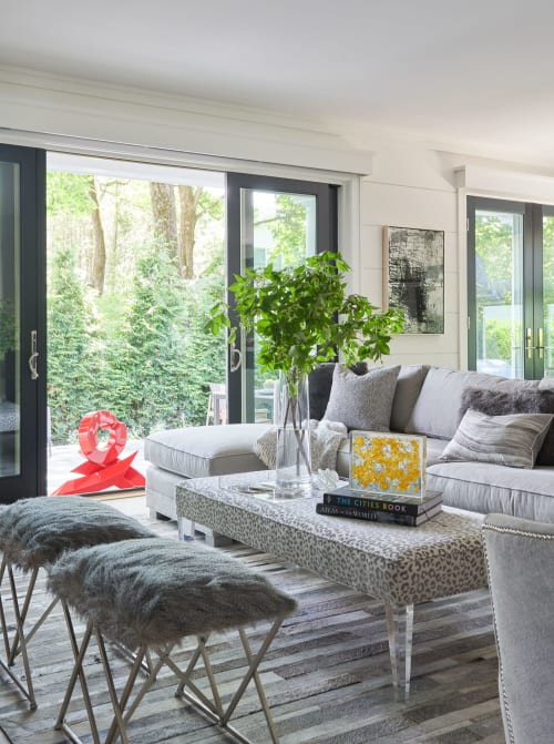 Little Red Rhythm | Sculptures by Rob Lorenson | Private Residence, Westport in Westport