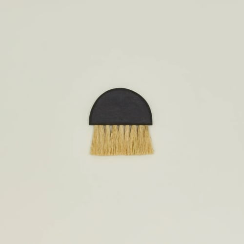 Shou Sugi Ban Arc Brush | Bench Brush | Tampico | Minimal | Sweeper | Decorative Objects by S W E V E N