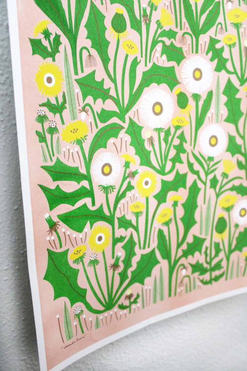 Dandelion Print | Paintings by Leah Duncan