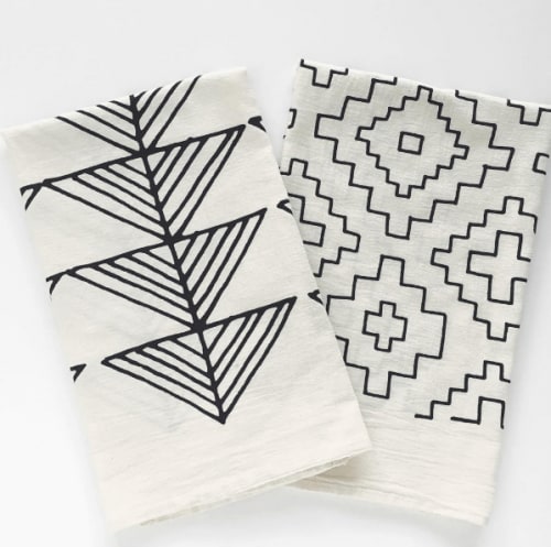 Arrows | Organic Cotton Tea Towel | Linens & Bedding by Little Korboose