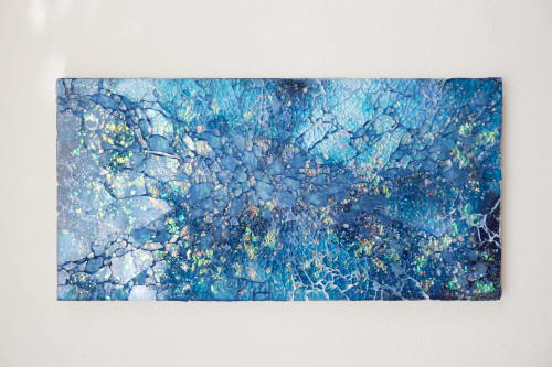 Night Curtain | Mixed Media by Chieko Shimizu Fujioka