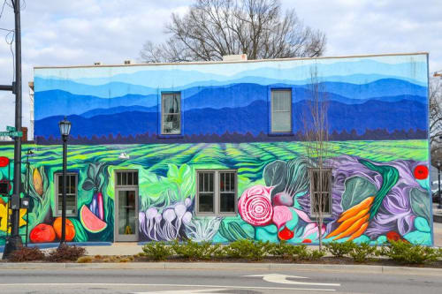 Village Harvest | Street Murals by Elizabeth Kinney