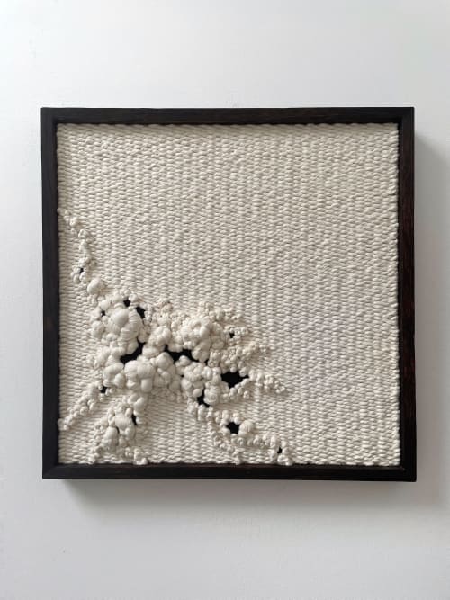 Woven wall art frame (TIde Pool 001) | Tapestry in Wall Hangings by Elle Collins