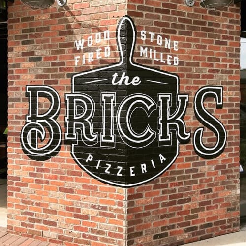 the bricks | Signage by Motown Sign Co. | The Bricks in Grosse Pointe Park