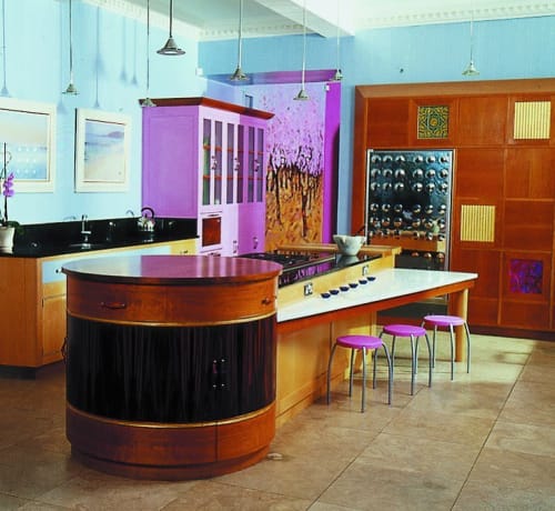 Rich Colour Kitchen Interior | Interior Design by Johnny Grey