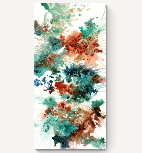 Winter by the sea 16 (the seabed) | Oil And Acrylic Painting in Paintings by Cristina Dalla Valentina