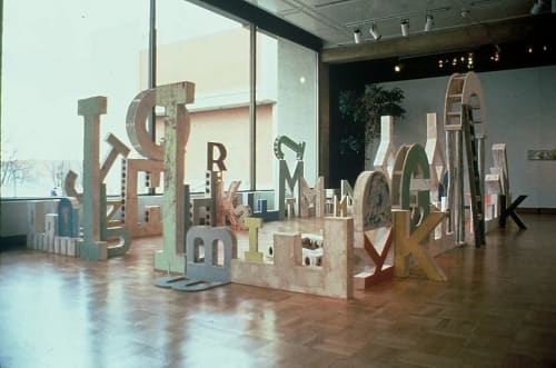 Alphabet Garden | Sculptures by Rodney Christopher Stuart | Washington State University in Pullman