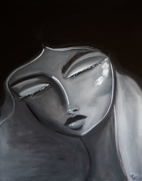 The Greys - 16"x20" oil on canvas | Paintings by Amy Straley