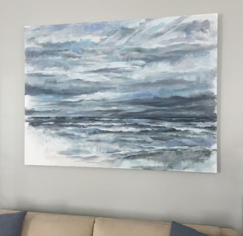 Seascape with Storm | Paintings by Jeffrey Nemeroff