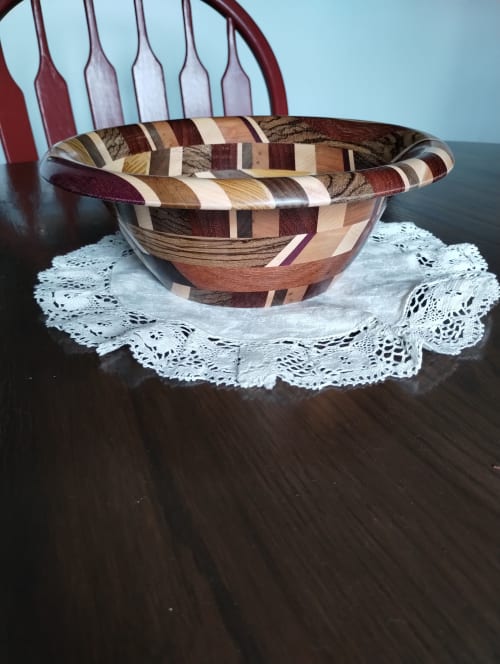 Rolled Edge Bowl | Side Table in Tables by Tim  Lass