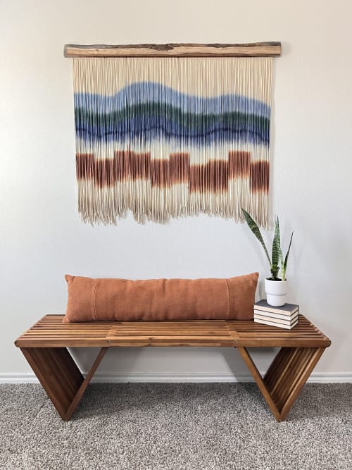 The Southwestern I - Southwestern Modern Wall Art | Dip Dyed | Macrame Wall Hanging in Wall Hangings by Jay Durán @ J. Durán Art + Home