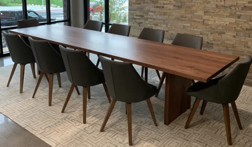 Pierre Seamed Slab Table | Conference Table in Tables by fab&made