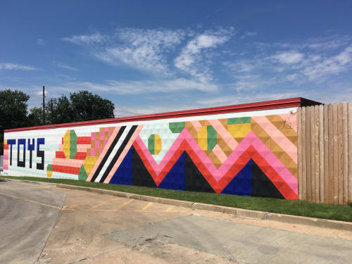 Kiddlestix | Street Murals by SULLYSTRING | Kiddlestix Toy Store in Tulsa
