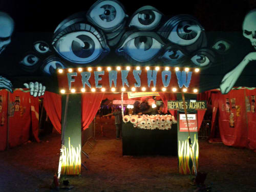 Freakshow festival luminous sign | Signage by Jill Strong Signs