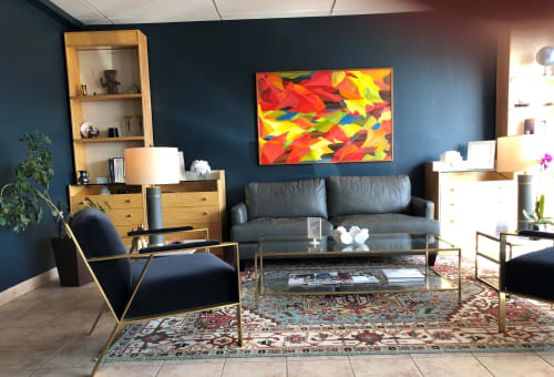 North Wind | Paintings by Candace Wilson Art Studio | Ontario Hyperbaric Oxygen Therapy Centre in Toronto