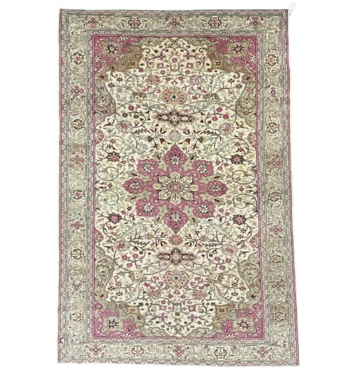 Kayseri vintage Turkish rug | 6.7 x 10.1 | Area Rug in Rugs by Vintage Loomz
