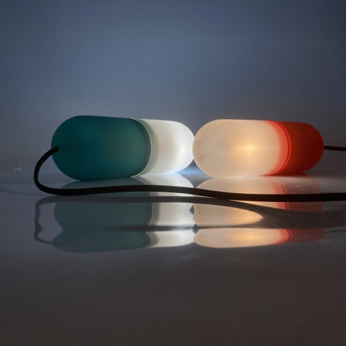 Pill Lamp | Table Lamp in Lamps by Yole Design Studio