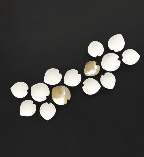 Large ceramic wall art 18 Calla Lily sculpture | Wall Sculpture in Wall Hangings by Elizabeth Prince Ceramics