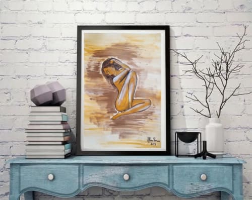 Colores de Sensualidad 17 (2023) | Oil And Acrylic Painting in Paintings by Elena Parau