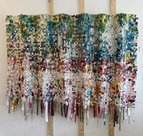 Woven Pixel | Paintings by Shiri Phillips Designs