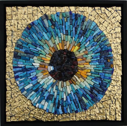 Optical 1 - mosaic wall art | Art & Wall Decor by Rochelle Rose Schueler - Wild Rose Artworks LLC