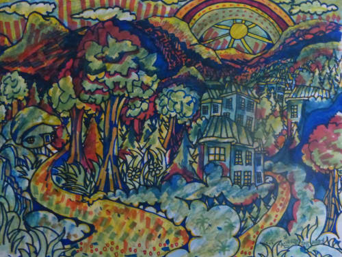 Countryside inspiration | Paintings by Kailash Youze