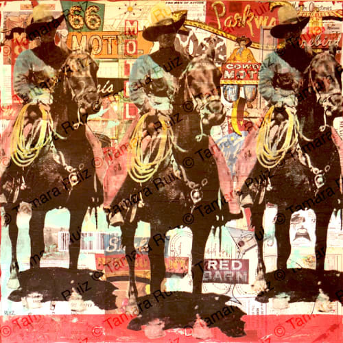 Neon Cowboys | Paintings by Tamara Ruiz