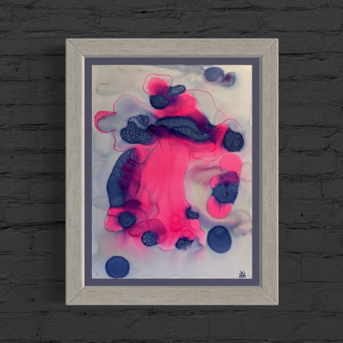 Birthing - Original Ink Painting | Paintings by Kelly Watson