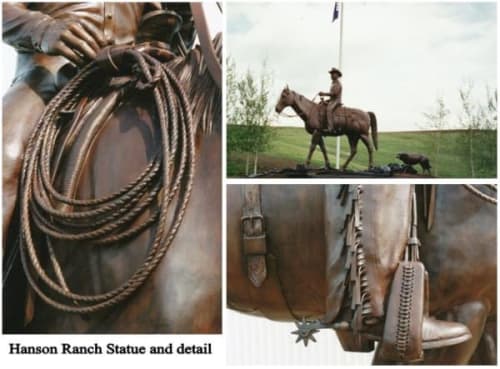 Hanson Ranch Statue | Public Sculptures by Don Begg / Studio West Bronze Foundry & Art Gallery