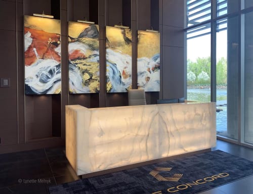 Where Glistening Waters Flow | Paintings by Lynette Melnyk | The Concord in Calgary