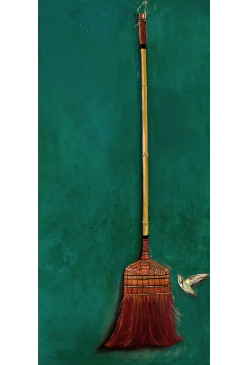 Autumn Soji painting | Mixed Media in Paintings by Kate Flores Studio | Reveille Café in Port Townsend