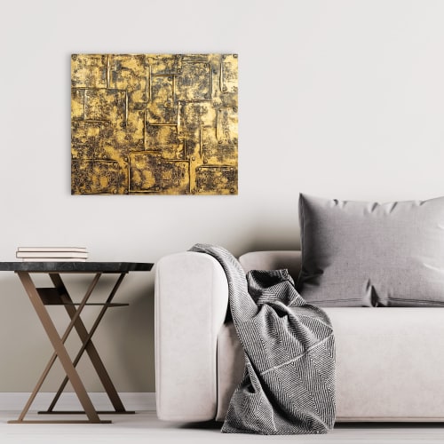 Industrial Chic No 6 (SOLD) | Oil And Acrylic Painting in Paintings by Alessia Lu