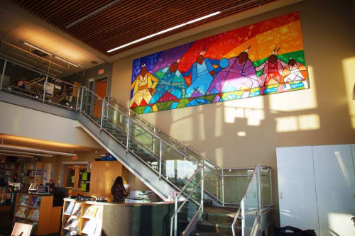 Indoor Mural | Murals by Jerry Whitehead | Southpointe Academy in Delta