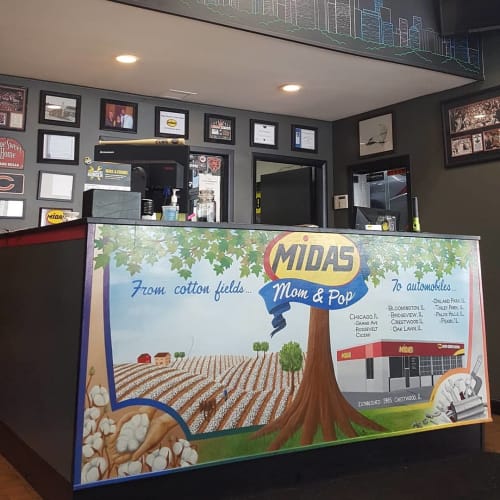 Midas Mural | Murals by Jennifer Higgins | Midas in Gurnee