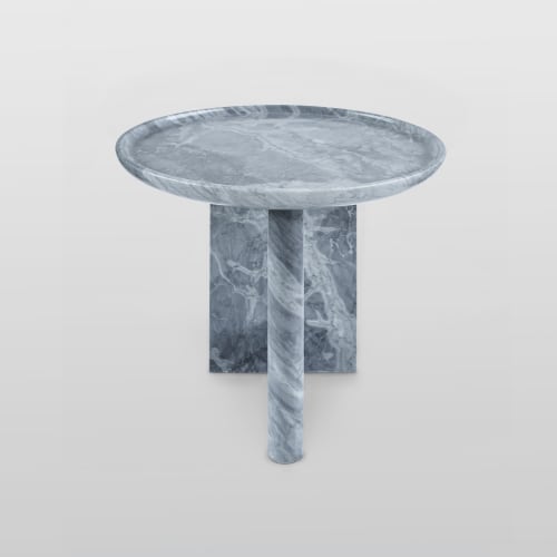 Tray Marble Side Table | Tables by ETAMORPH