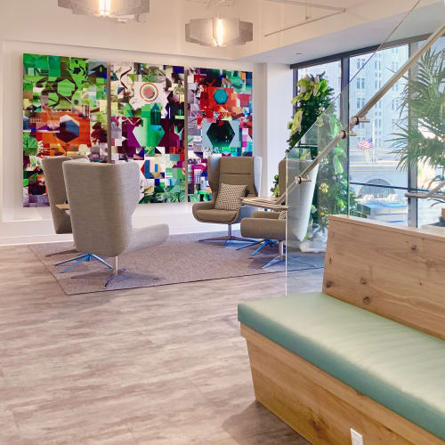 Delta Hex Floor 007 | Photography by Martin Venezky | Delta Dental of California in Oakland